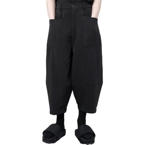 2021 mens mountain style popular casual pants nine point pants harlen pants tapered loose pants