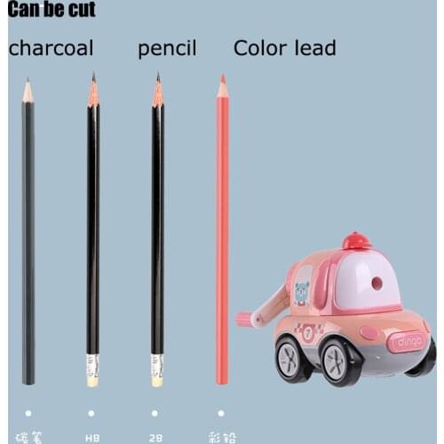 2021New Pencil Sharpener Toy Car Manual Crank Mechanical Pencil Sharpeners Desk Gift Student Class Stationery School Supplies