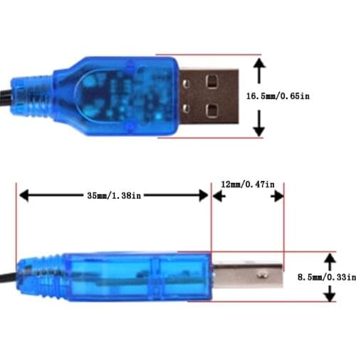 3.7V 400mA NiMh/NiCd battery USB charger packs SM 2P forward plug electric toy