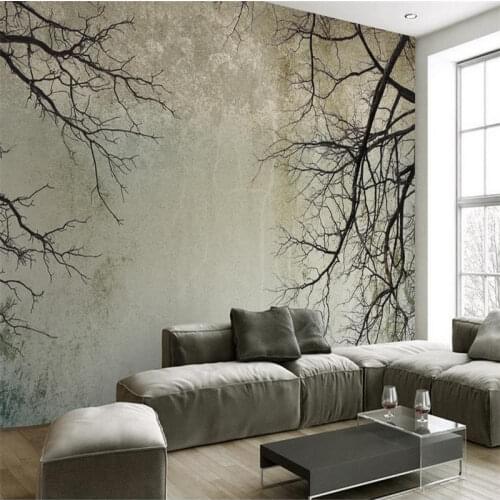 Customize 3d wallpaper walls Scandinavian style branch sky papel de parede do desktop mural wallpaper 3d