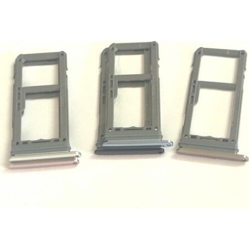 50pcs For Samsung Galaxy Note 9 Sim Card Reader Holder Dual & Single Sim Card Tray Holder Slot Adapter
