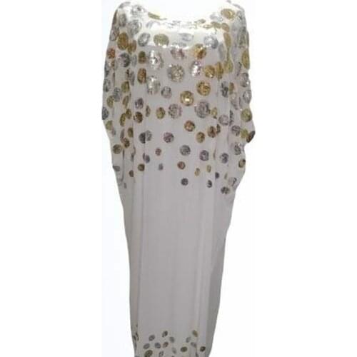 African Dresses For Women 2020 New African Loose Design Womens 3/4 Sleeve polyester plus size long dress