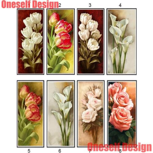 Diamond mosaic sale flower 5d diamond painting full square /round flower diamond embroidery cross stitch flower Christmas gift