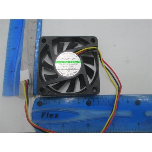 3PCS DC-06010-12RL0-001 12V 0.08A Cooling Fan Brushless for Reprap3D Printer Parts DC Cooler 60X60X10mm Plastic Fan