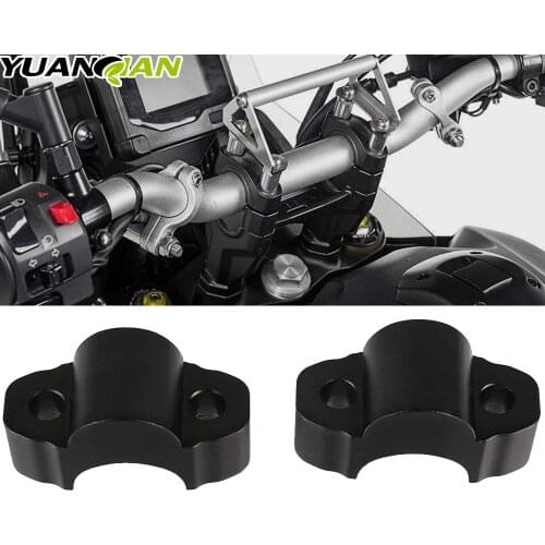 For YAMAHA T7 Rally 2019 2020 2021 Motorcycle Modification black Handlebar risers Height up Adapters Tenere700 Tenere 700 Rally