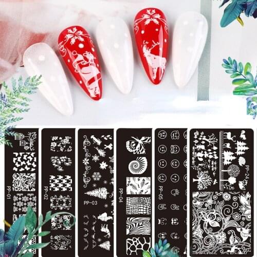 Nail Art Stamping Plates Printing Template Butterfly Fantasy Fairy Christmas Carriage Printing Steel Plate Nail Art Templates