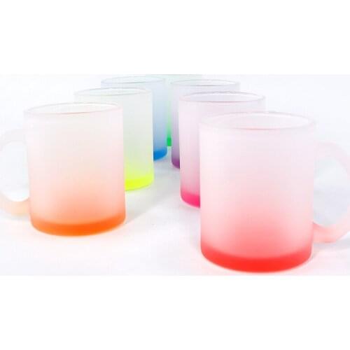 Creative Pyrex Mug Color Frosted Coating Personalized Mugs Home Office Gift Cup Breakfast Milk Coffee Oatmeal Vitreous Cups