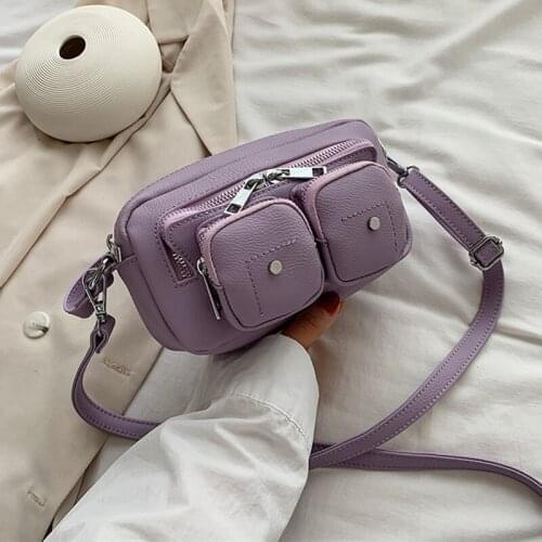 Small PU Leather Crossbody Bags For Women 2020 Shoulder Messenger Bag Ladies Handbags Travel Hand Bag Female Purse Zipper Bags