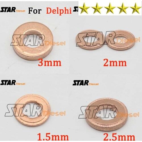 30pcs Copper Washers Shims F00VC17502 F00VC17503 F00VC17504 F00VC17505 F00VC17506 for B0SCH