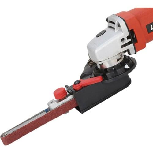 Multifunction Mini DIY Sander Sanding Belt Adapter Bandfile Belt Sander for 100mm 4" Electric Angle Grinder Belt Sander Adapter