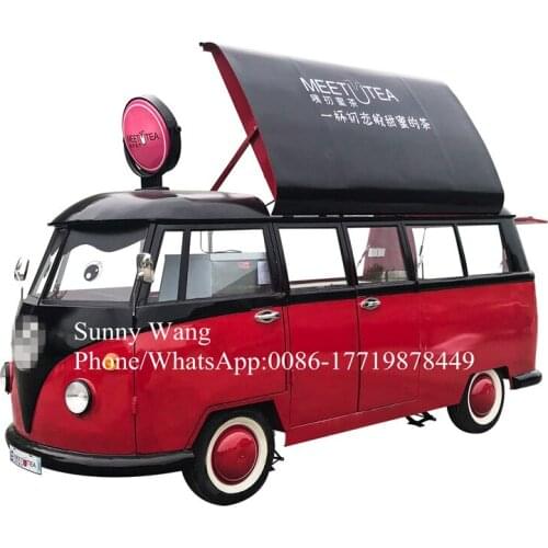 Can be customized 4 wheels long 4.32m long mobile ice cream food cart hotdog street fast food vending truck