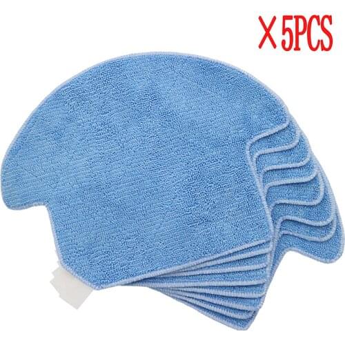 5 pcs Robot Vacuum Cleaner MOP Cloths for ILIFE V7S Replacement Mop Cleaning Robot Vacuum Cleaner Mop
