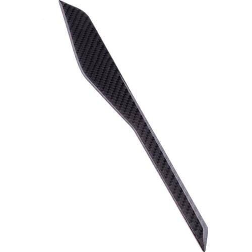 1 Pair Car Front Center Console Panel Cover Trim Carbon Fiber Black Fit For Ford Explorer 2016 2017 2018 2019