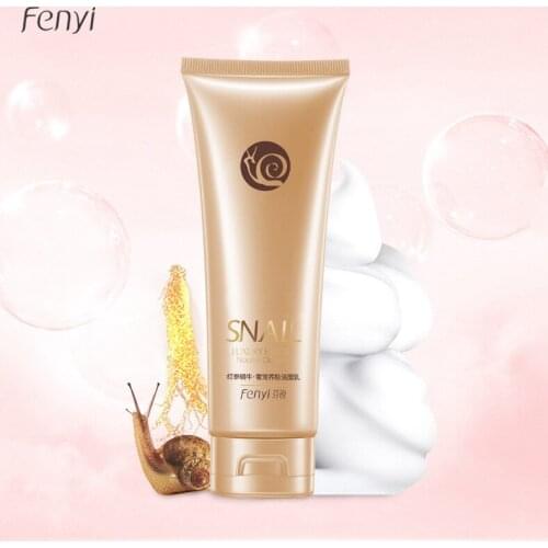 Red Ginseng Snail Cleanser Moisturizing Amino Acid Foaming Cleanser Deep cleansing Acne Oil Control Facial Care 100g