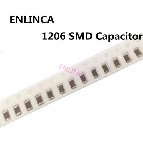 Original Ceramic Capacitor 1206 SMD capacitor 10nf 50V 103K 200pcs X7R