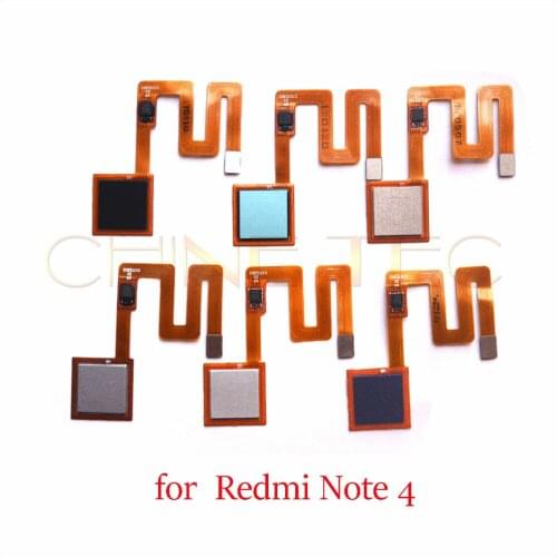 Original tested for Xiaomi Redmi Note 4 MTK helio X20 fpc Fingerprint scanner Sensor Flex Cable /Touch ID flex for Redmi Note4