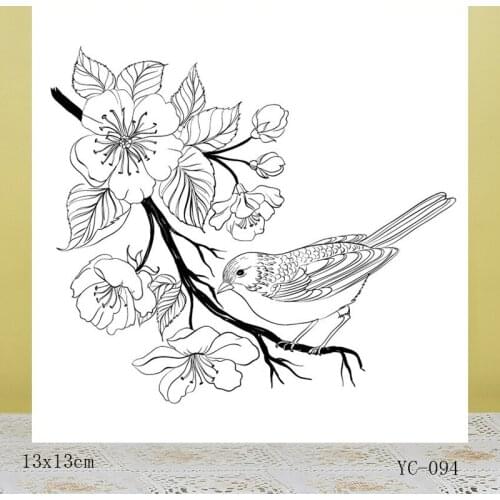 AZSG Lonely landscape Clear Stamps For DIY Scrapbooking/Card Making/Album Decorative Rubber Stamp Crafts