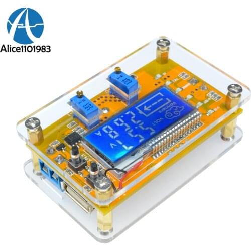 5A Adjustable CC CV LCD Display Step Down Buck Charge Module Panel LED Driver Power Converter Board Module With Case