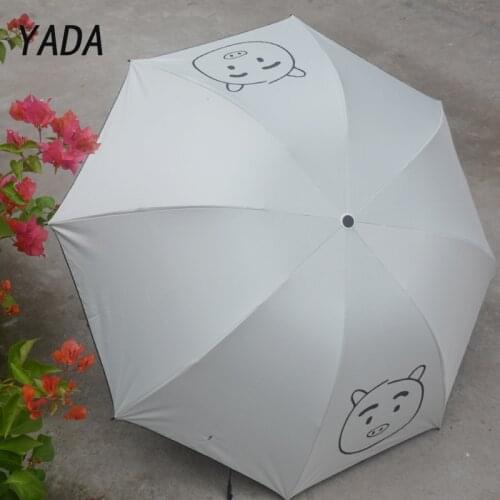 YADA INS Cartoon Pig Pattern Umbrellas Designer Folding Rainy Umbrellas For Kids Parasol Cute Anime Couples Umbrella YS200086