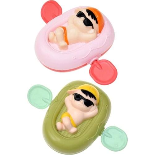 1PC Baby Bath Toy Classic Wind Up Floating Bathtub Bathing Toys For Toddlers Swimming Pool Water Game Infant Bathtub Water Toy