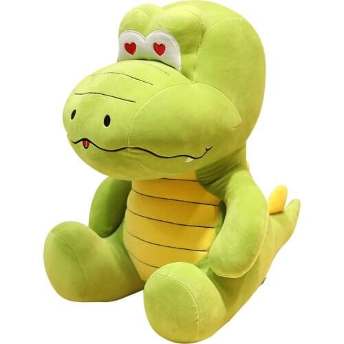 1pc 25-55CM kawaii Sitting Crocodile Plush Toys Lovely Expression Alligator Dolls Stuffed Toys for Children Birthday Presents