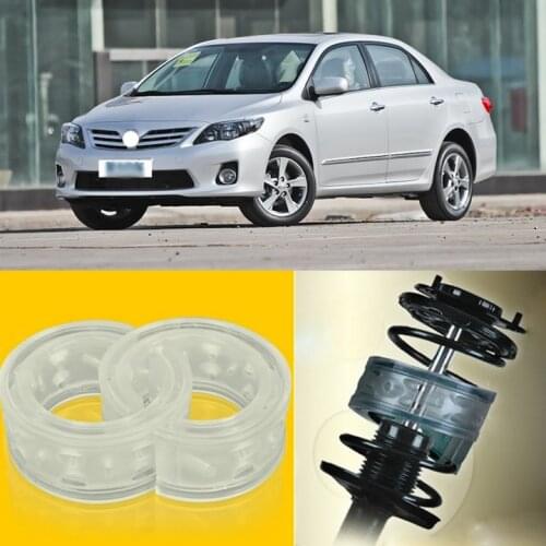2pcs Power Front /Rear Shock Suspension Cushion Buffer Spring Bumper For Toyota Corolla