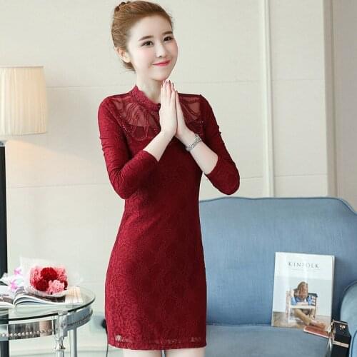 2018 Lace Rendering Unlined Upper Garment Girls Long Stand Lead Other Clothes Long Jacket Winter Within Build Unlined Garment