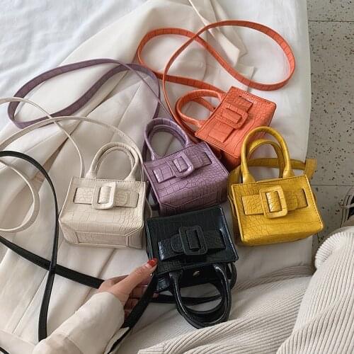 2020 Fashion Trend Women Crocodile Pattern Crossbody Handbags Vintage Classic Solid Style Shoulder Bag Stylish Tote for Ladies