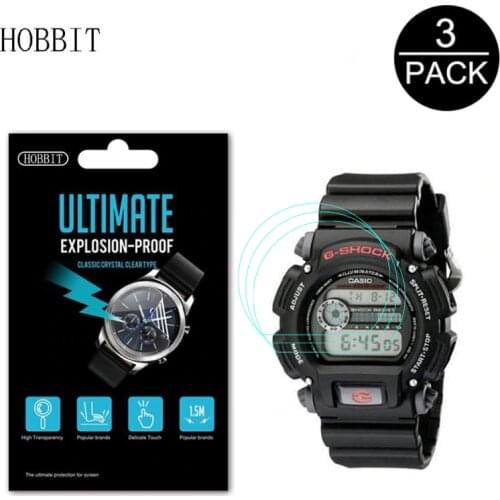 3PACK For Casio DW5600 DW6900 Nano Explosion-proof Screen Protector Sport 5600E Watch LCD Film