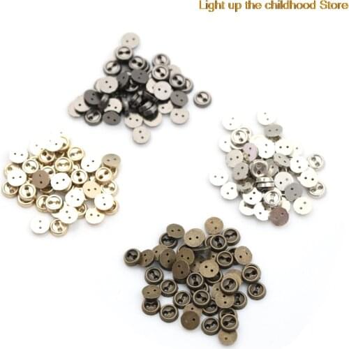 50pcs 5mm Mini Doll Buttons Ultra-small Buckle Doll Belt Buckle Doll Shoes Buckle For Blyth Doll Clothing Buckles Wholesale