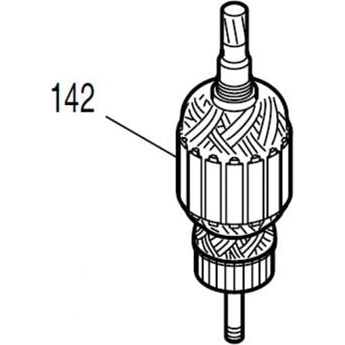 AC220-240V MAKITA 516993-6 Rotor Motor Armature for HR5211C Rotor