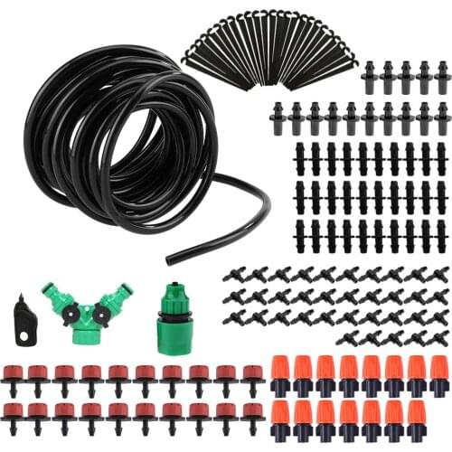 5-30m Automatic Micro Drip Irrigation System Adjustable Dripper Plant Self Watering Kit for Potted Lawn Garden Greenhouse