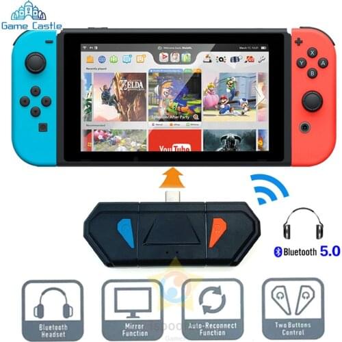 2020 New Bluetooth V5.0 Wireless Audio Transmitter USB Type C Transceiver Adapter for NS Switch/PS4/PC Accessories