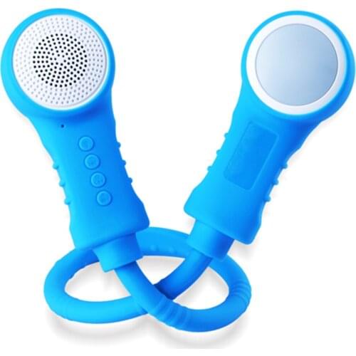 Bluetooth speaker Necklace hug fashion available Muti-function portable HUG hand-held emergency 2018 trending sports lighting