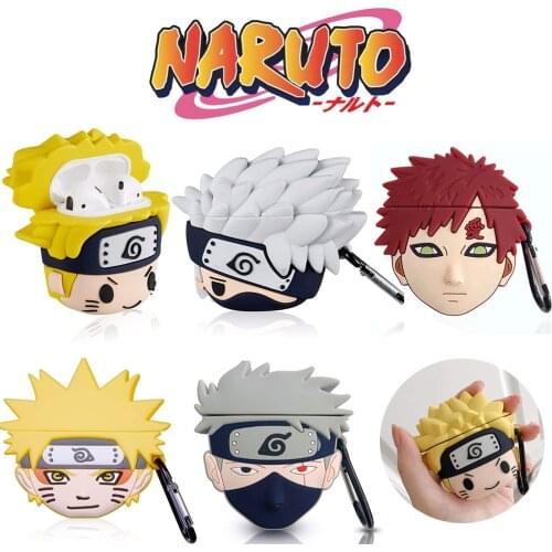 NARUTO Anime Airpods Case Airpods 1 2 Airpods Pro Box Cover Toy Cartoon Bluetooth Earphone Shell Men Women Unisex Birthday Gifts