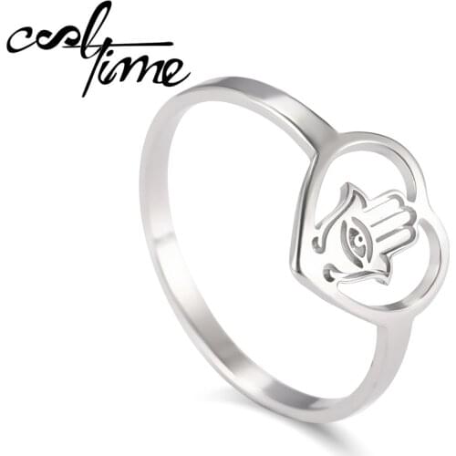 COOLTIME Devils Eye Religious Implication Mens and Womens Amulet Ring Jewelry Wedding Rings for Women