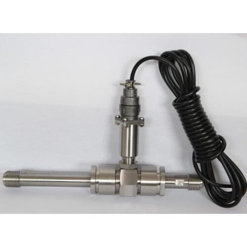 DN10 Turbine flow meter liquid gasoline diesel alcohol petrol fuel flowmeter pulse output 24V power water flow measurement