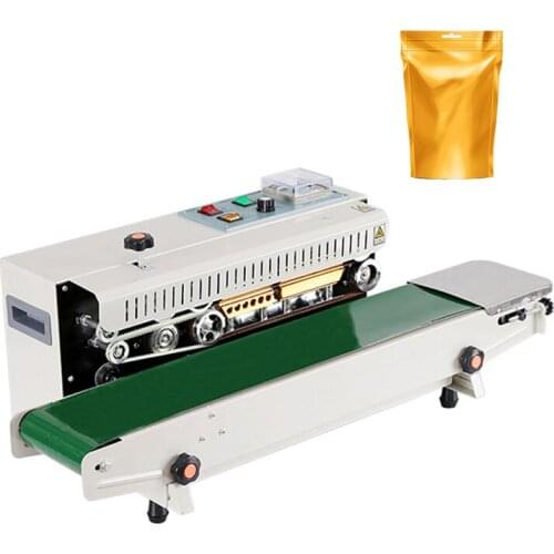 FR-900 Automatic Continuous Film Sealing Machine Plastic Bag Package Machine Expanded Food Band Sealer