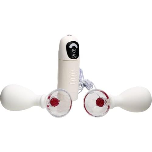 IKOKY Clit Vibrators Adult Games Breast Labia Massage SM Nipple Suckers Role Play Sex Toys For Couple