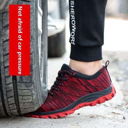 Men Women steel Toe Cap safety shoes Outdoor Work Boots High Quality Non-slip Punctureproof Sole Construction Boots Plus Size