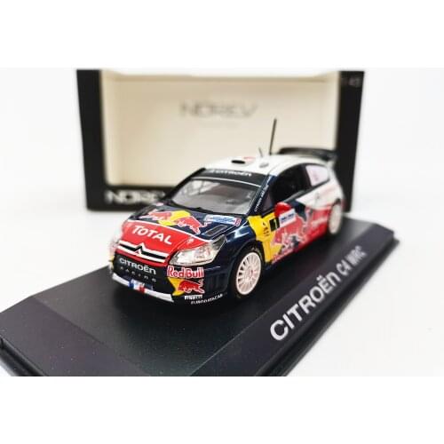 Nor ev 1:43 Citroen C4 WRC Alloy Metal Diecast Cars Model Toy Vehicles For Children Boy Toys gift