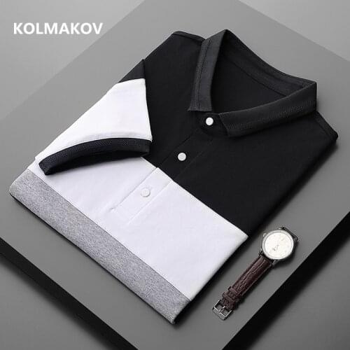 2021 new arrival summer high quality men Polo Shirts men, Mens Short Sleeve Casual Male Polo shirt men size M-4XL CY035