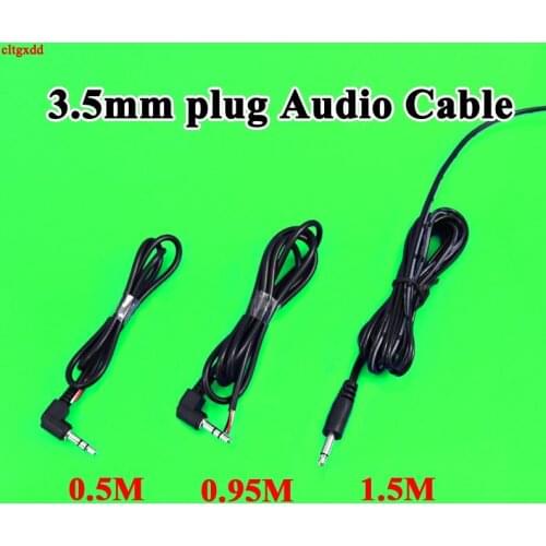 New 50CM 1.5M silver-coated copper wire Earphone Maintenance Wire for DIY Replace Headphone Cable 3.5mm Audio Cable need welding