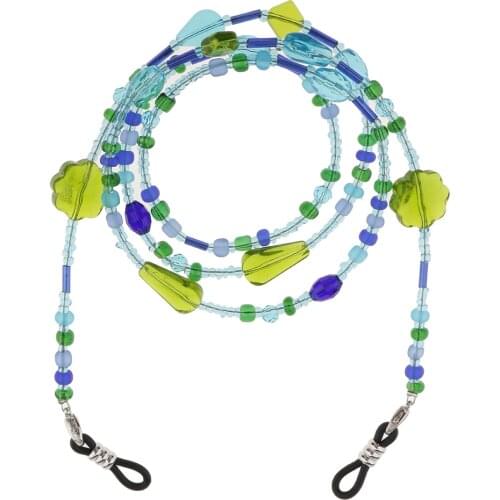 Eyeglass Sunglasses Spectacles Cord Holder Anti Slip Hooks Holder Necklace Sunglass Neck Strap Chain for Travel Trip Hiking