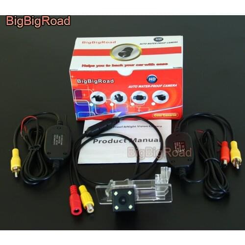 BigBigRoad Car Rear View Reverse Backup Parking CCD Camera For Skoda yeti Octavia 3 III A7 5E MK3 2013 2014 2015 2016 2017