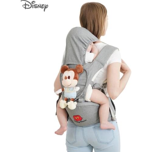Disney Baby Carrier Waist Stool Newborn Infant Baby Sling Front Facing Kangaroo Baby Wrap Carrier for Baby Travel 2-24 Months