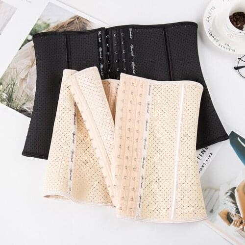 Girdle belt body-beautifying waist-tightening belly-tightening exercise corset waist-sealing natural latex Womens Fitness