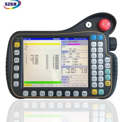 Professional MODBUS 6 axis cnc robot controller for robot machine PLC+CNC+Teach function