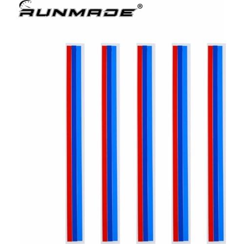 Runmade 20*0.5cm/1.5cm 3 Colors Grille Kidney M Sport Front Reflective Strip Sticker Vinyl Decal Badge Emblem For BMW