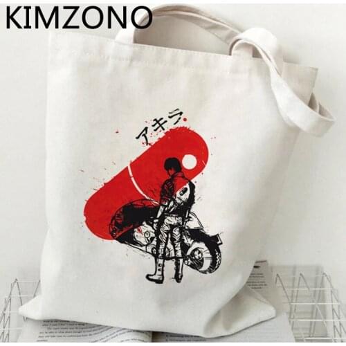 Akira shopping bag shopper cotton shopping grocery tote bag tote bolsas reutilizables grab